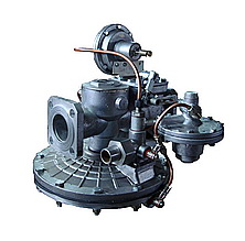 Регулятор давления газа РДГ-50, РДГ-80, РДГ-150 вентильного типа с пилотным управлением
