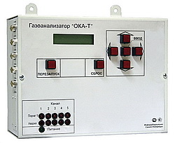 Газоанализатор многоканальный ОКА-92М стационарный с цифровой индикацией показаний