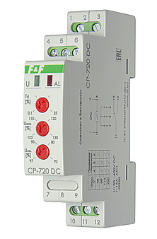 Реле контроля однофазного напряжения постоянного тока CP-720 DC, CP-720 DC-24
