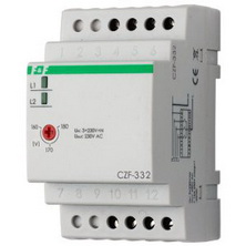Реле контроля наличия фаз и состояния контактов контактора CZF-332