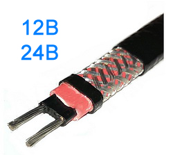 Низковольтный греющий кабель HeatUp 17 LW-CF, 12В, 24В